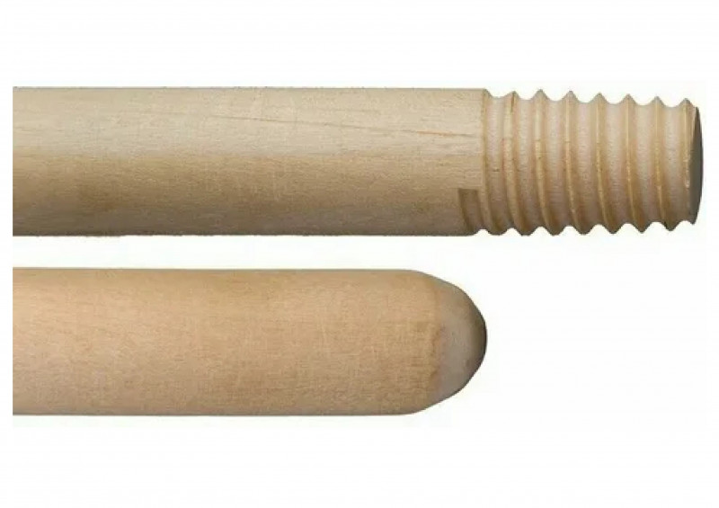 Черенок для метлы с резьбой в/с 22мм 1200мм