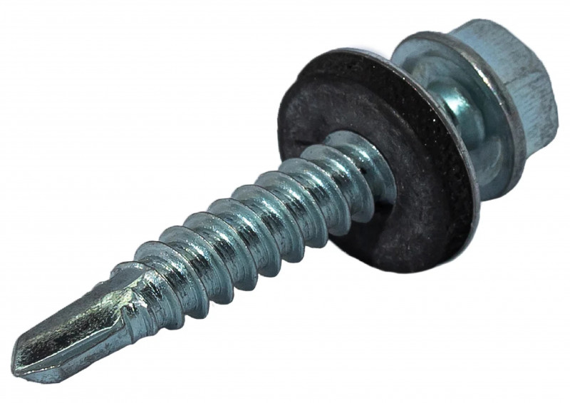 Саморез кровельный HWX7-W-P9 уп/50шт 6,3х19мм ТМ HARDWEX