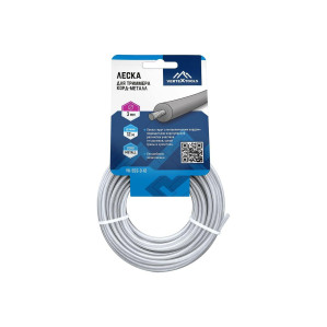 Леска для триммера с мет.сердеч. d3,0ммх12м