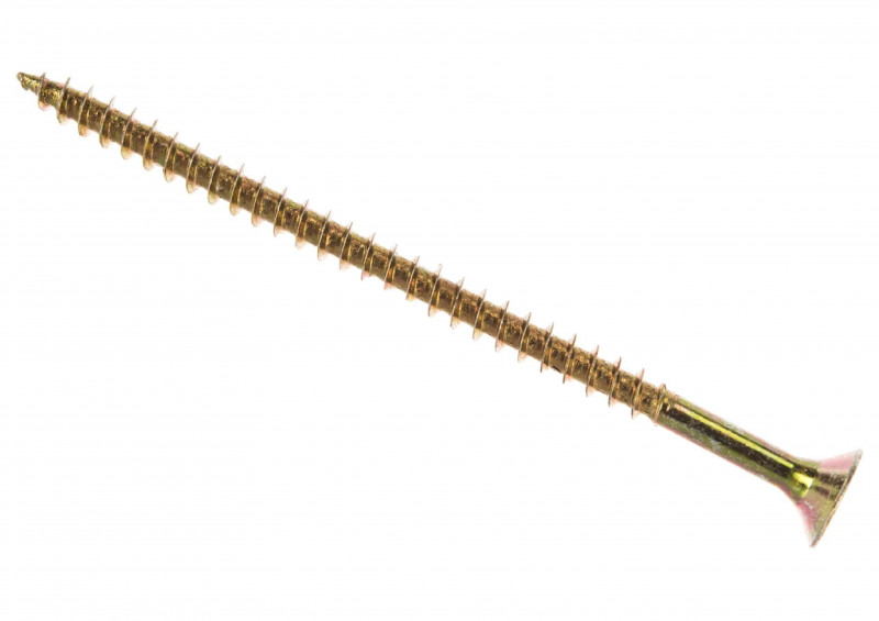 Саморез универсальный желтый цинк 4х70