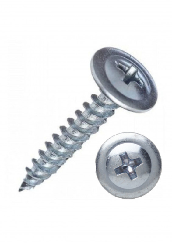 Саморез с пресс-шайбой острый 4,2х75