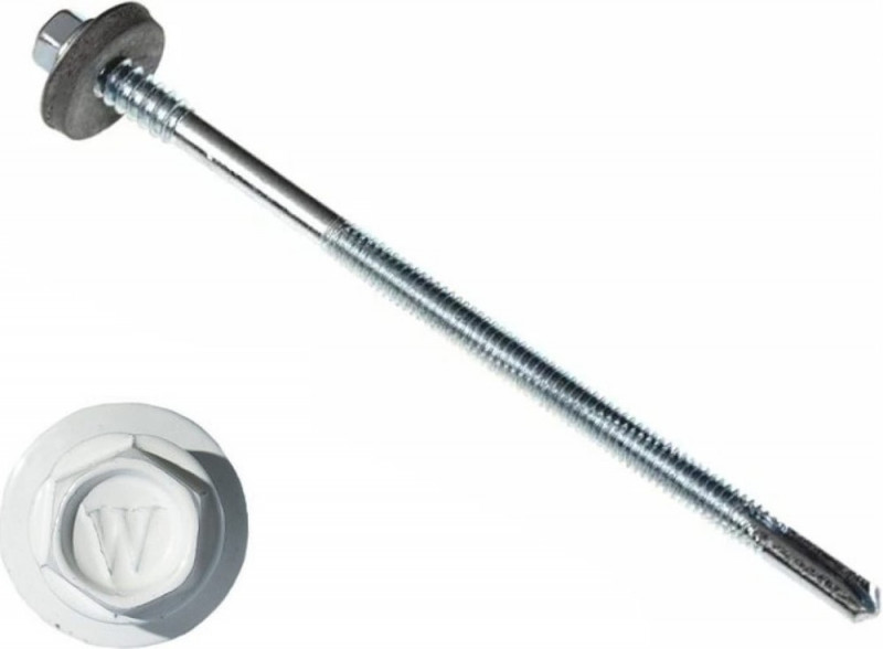 Саморез кровельный HWX16-P20 6,3/5,5х190мм ТМ HARDWEX