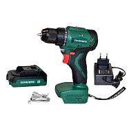 Дрель-шуруповёрт аккумуляторная DC NB21 21В 2,0Ач 2 аккум кейс бесщеточный PROMO FAVOURITE