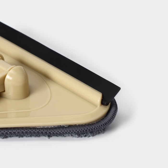 Окномойка с телескопической аллюминевой ручкой,12х12х59(89)см,цвет микс