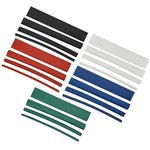 Набор термоусадочных трубок ТТУ 2/1; 4/2; 6/3; 8/4 20х8см (ЖЗ; С; К; Ч;) IEK UDRS-D2-D8-10-1
