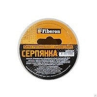 Серпянка самоклеющаяся 43ммх45м Fiberon